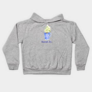 Chamomile Tea In Mug Kids Hoodie